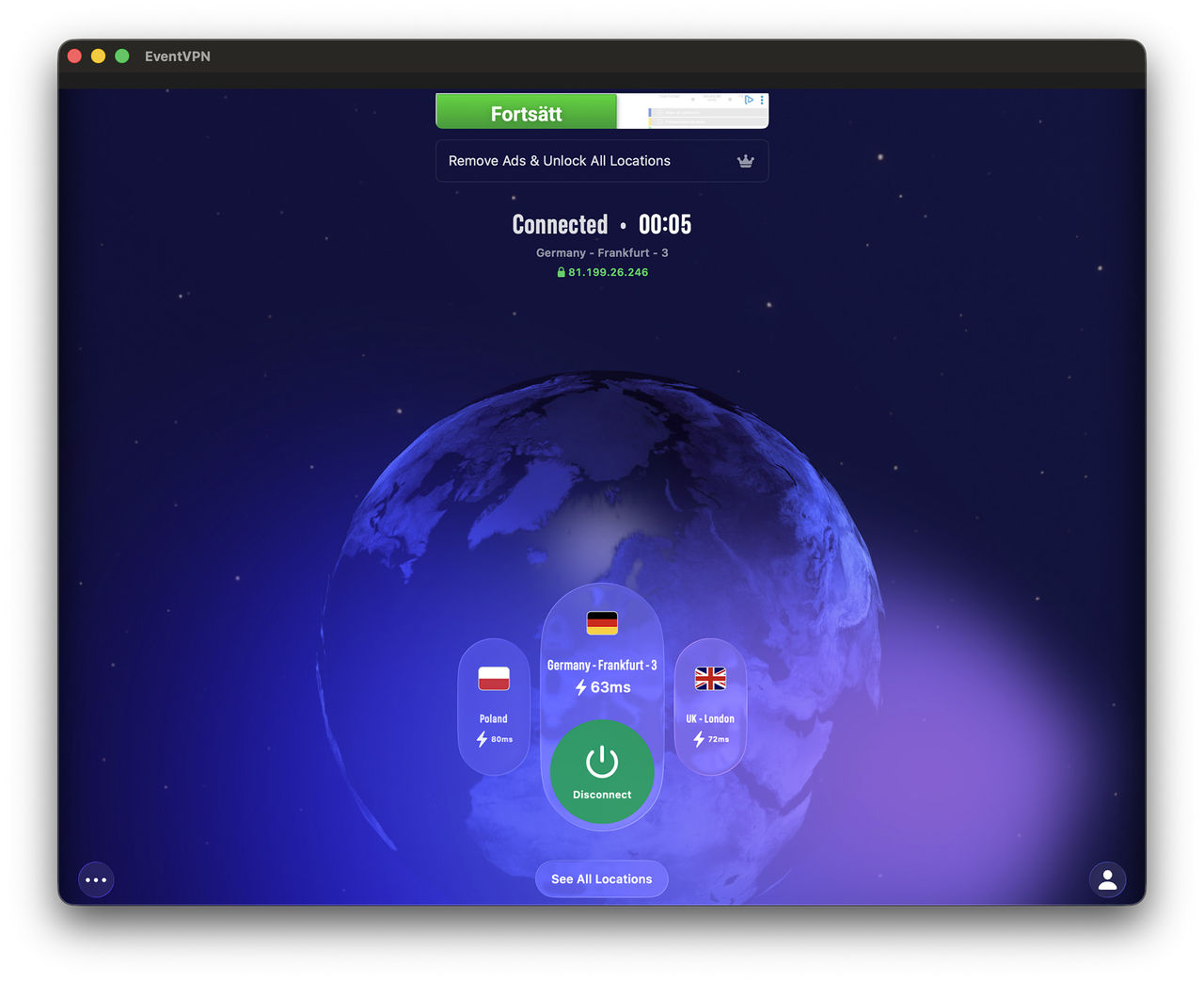 EventVPN är gratis VPN