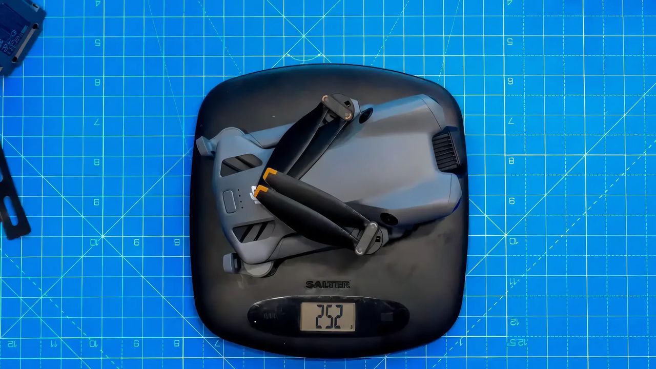 DJI Mini 5 Pro väger mer än 250 gram