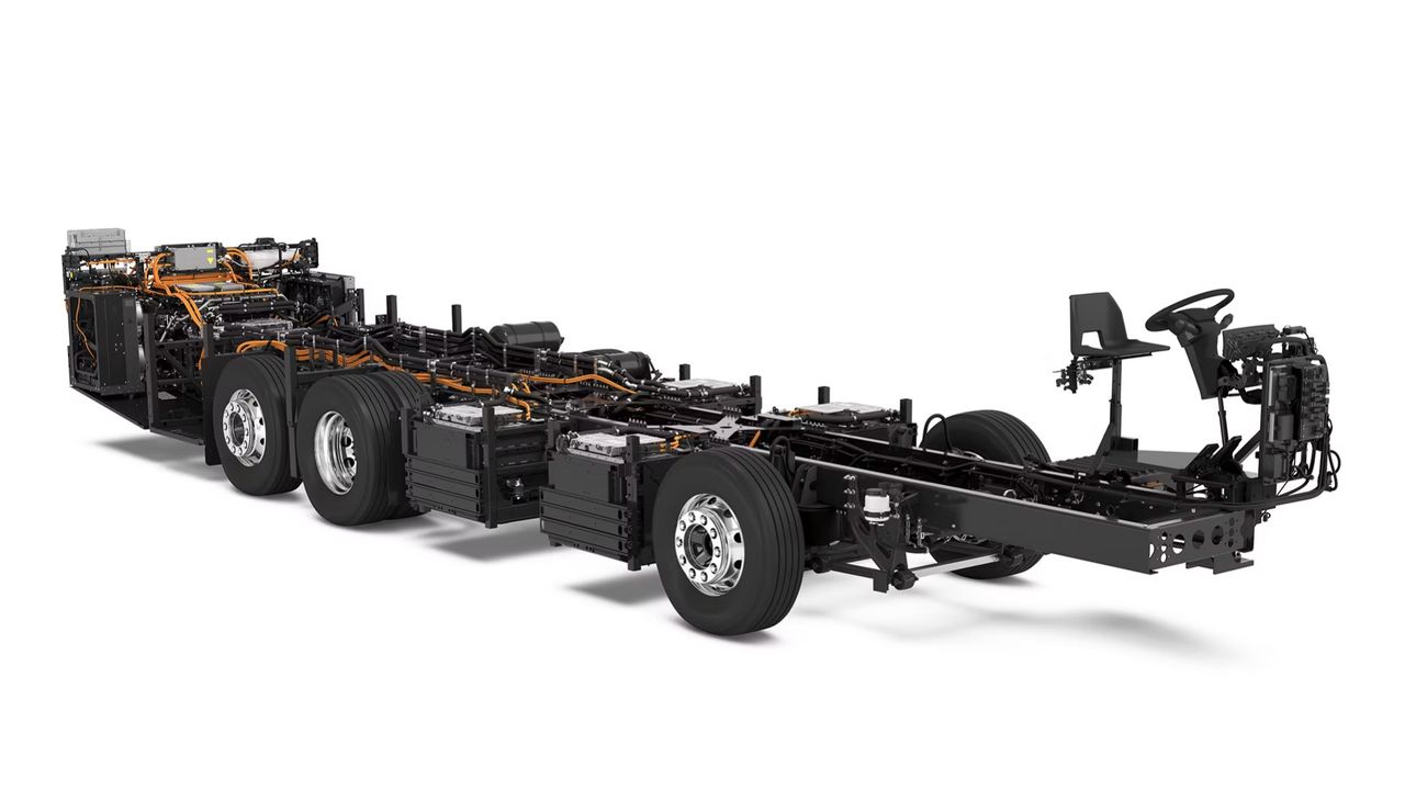Nytt eldrivet busschassi från Volvo