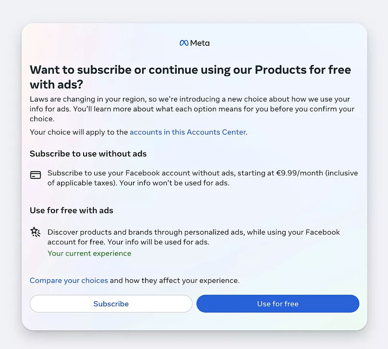 Meta börjar ta betalt för Insta och Facebook i Storbritannien