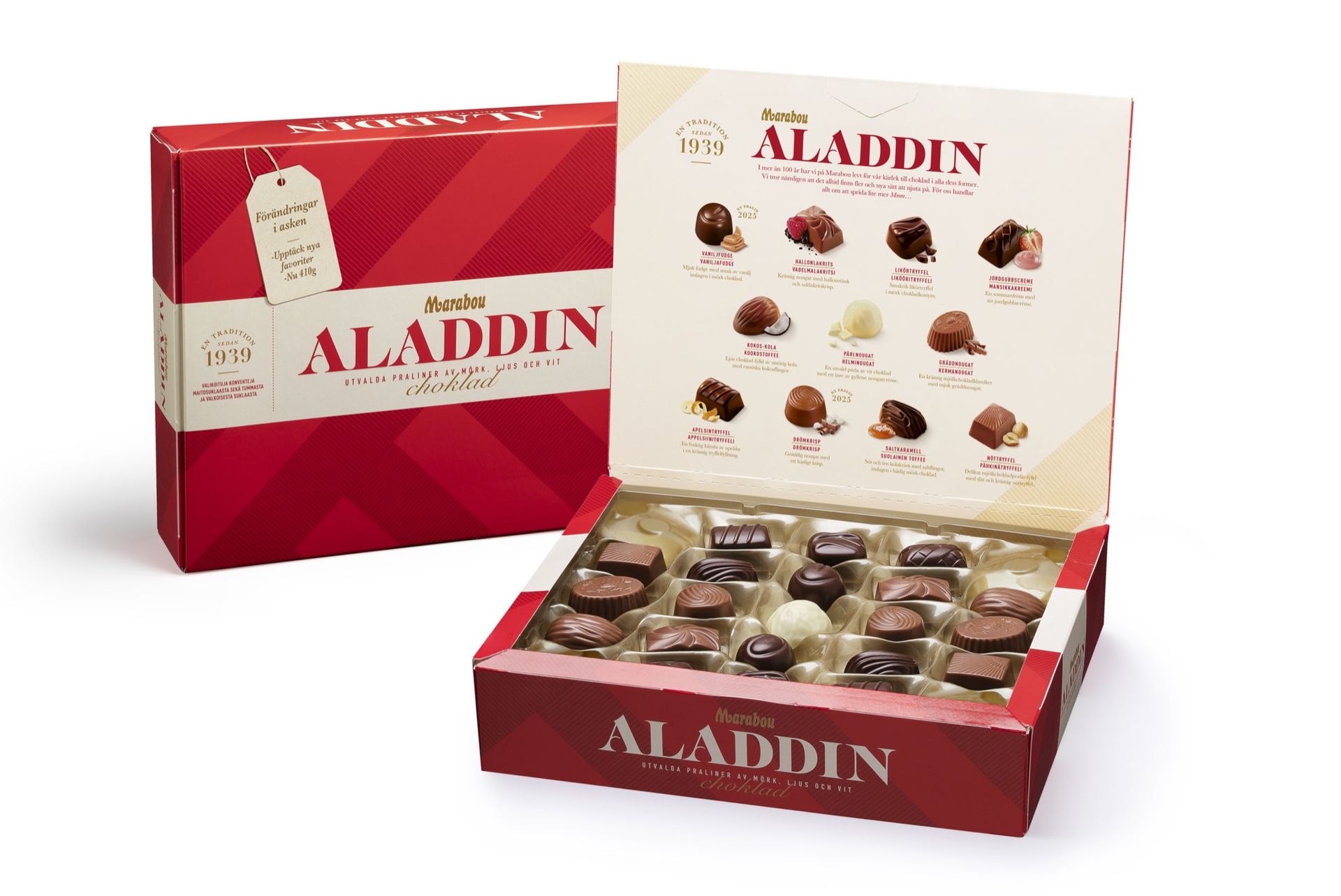 Fyra praliner tackar för sig