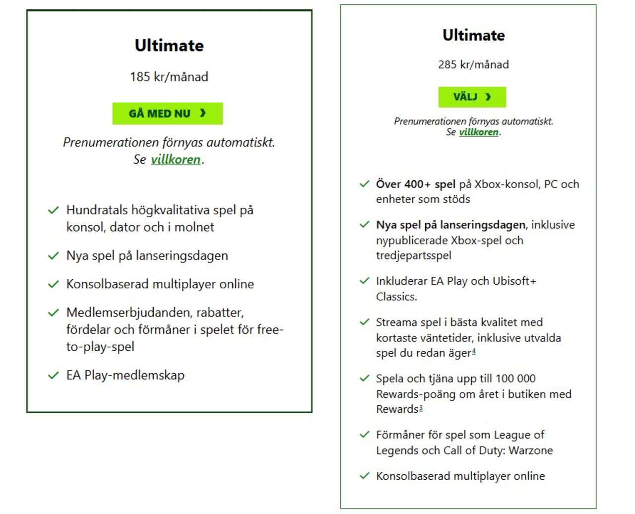 Xbox Game Pass Ultimate är nu 100 kronor dyrare