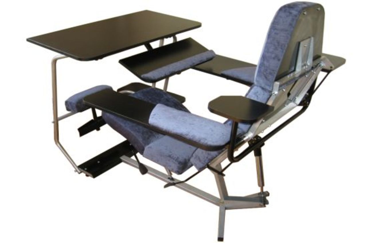 Ergonomisk arbetsstation för IT-folk