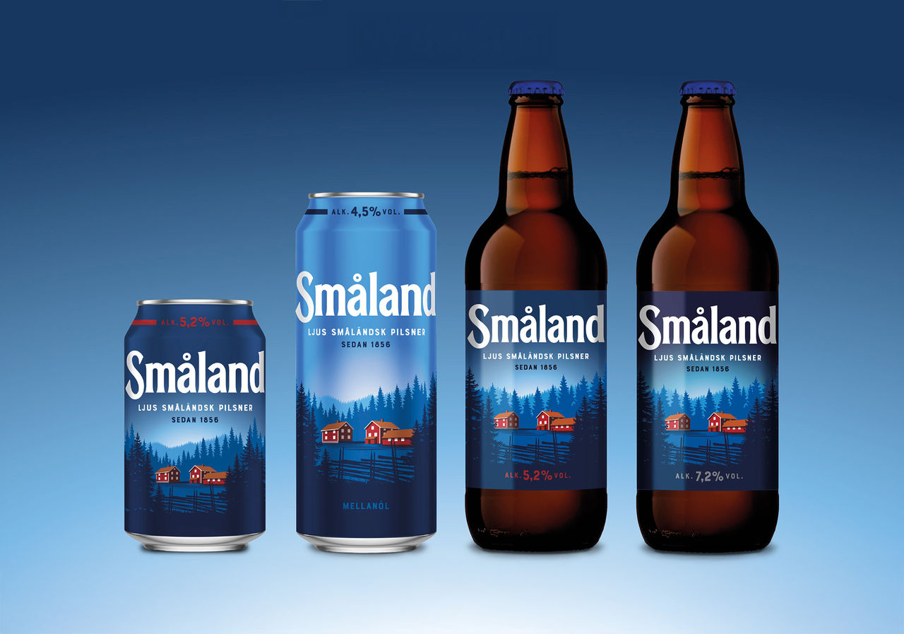 Smålands öl får ny design