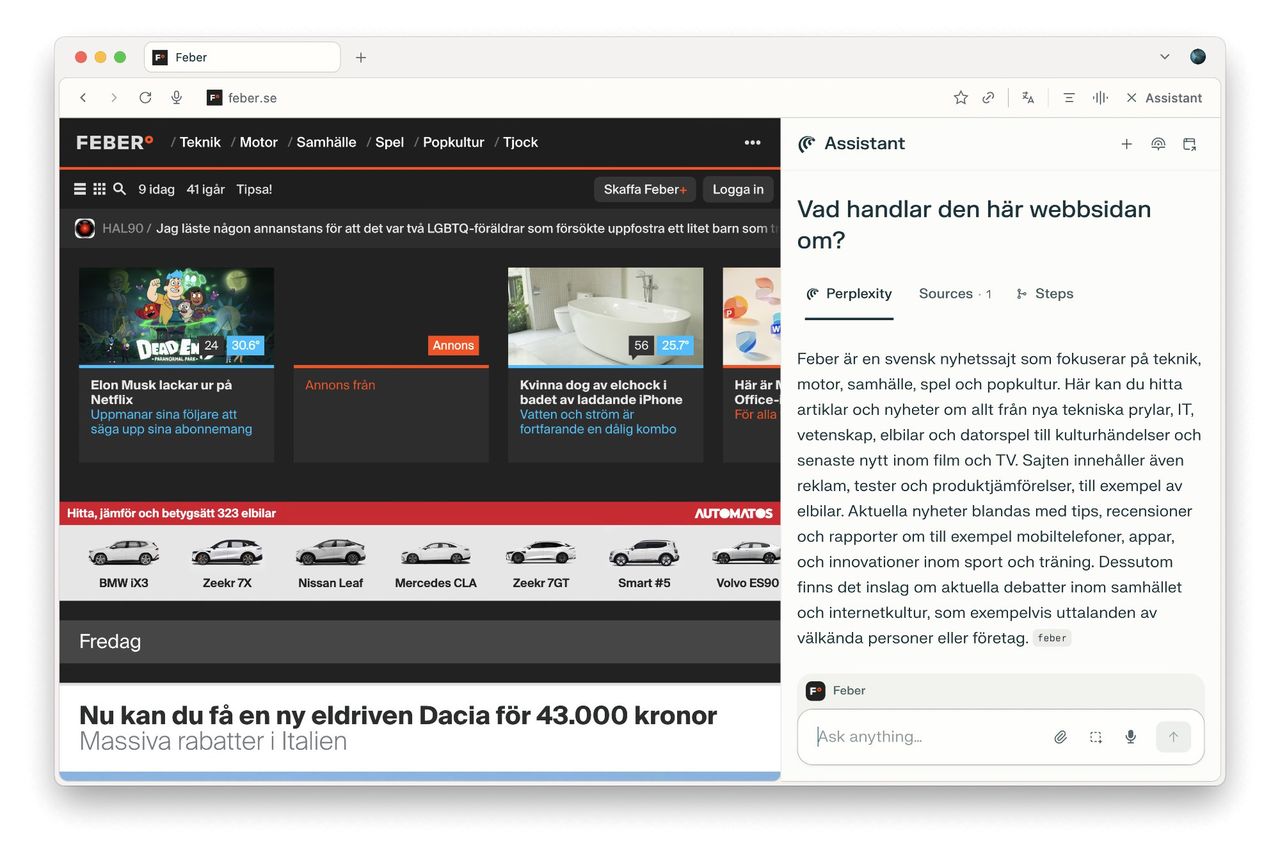 Nu släpps webbläsaren Comet till alla