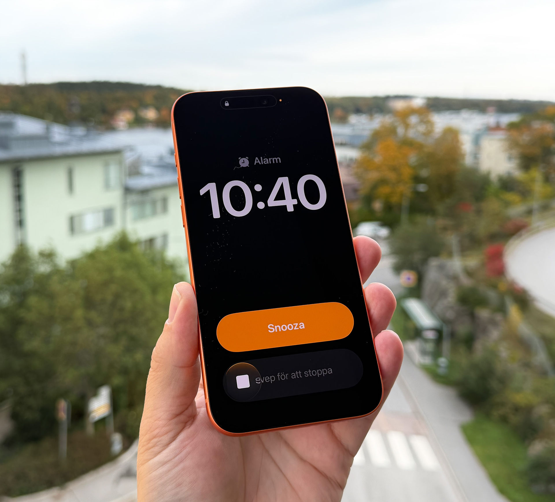 Apple fixar alarm-skärmen