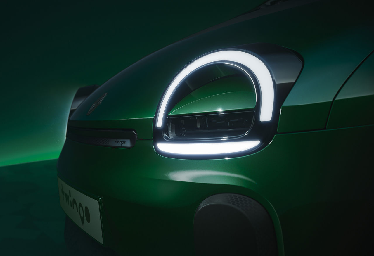Eldrivna Renault Twingo blir gullig