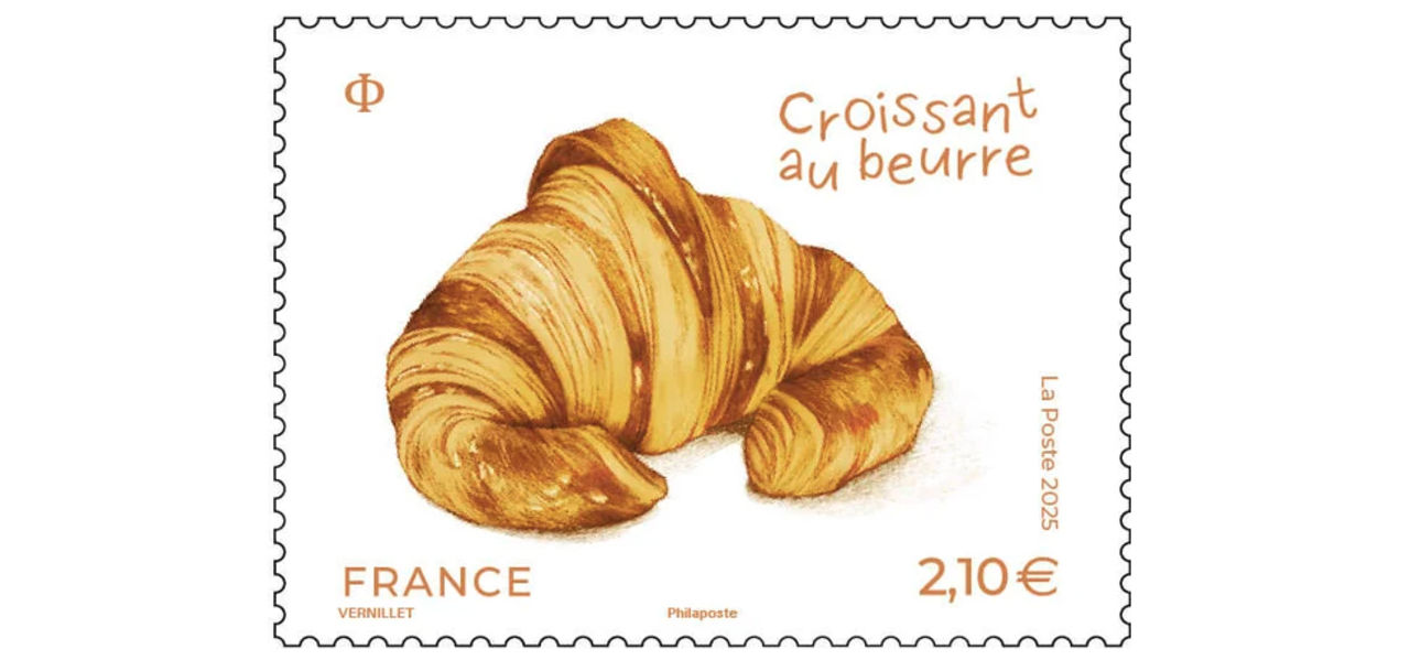 Frankrike släpper frimärken som luktar croissant