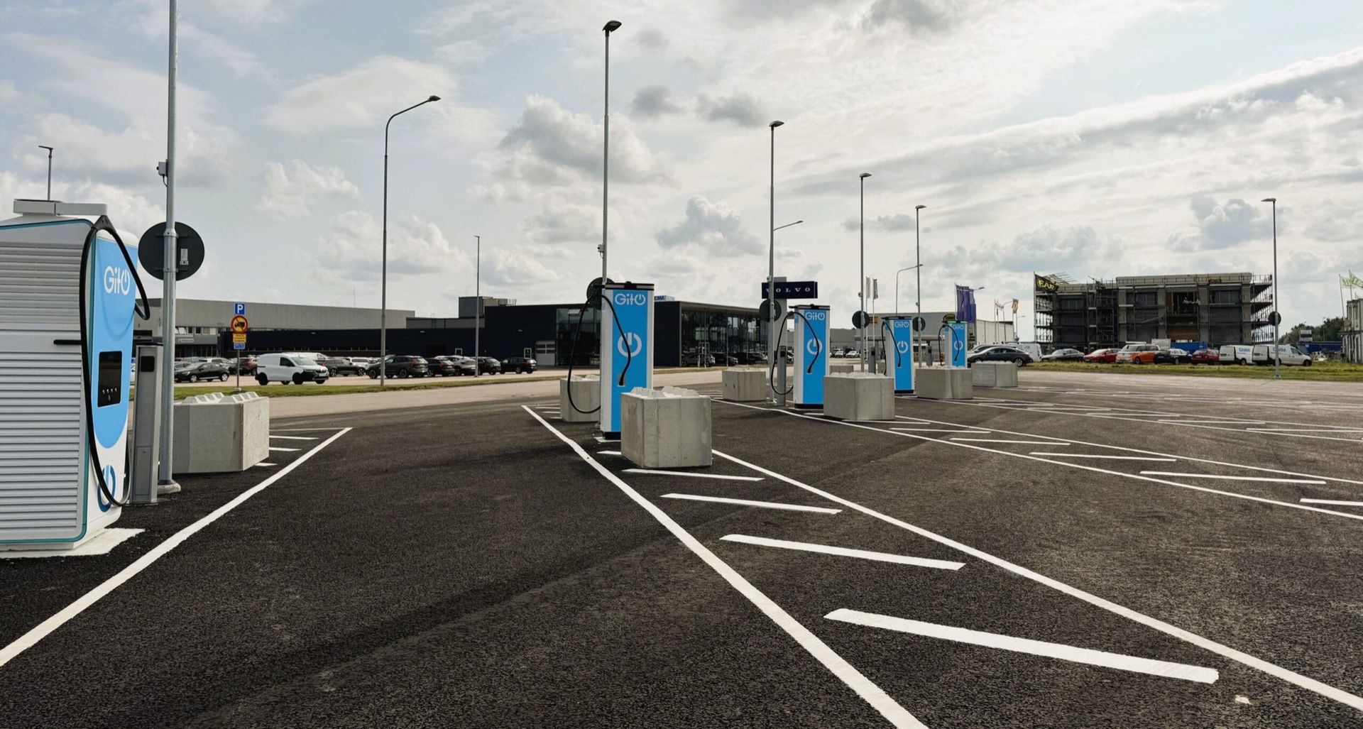 Ny laddstation för eldrivna lastbilar i Ängelholm