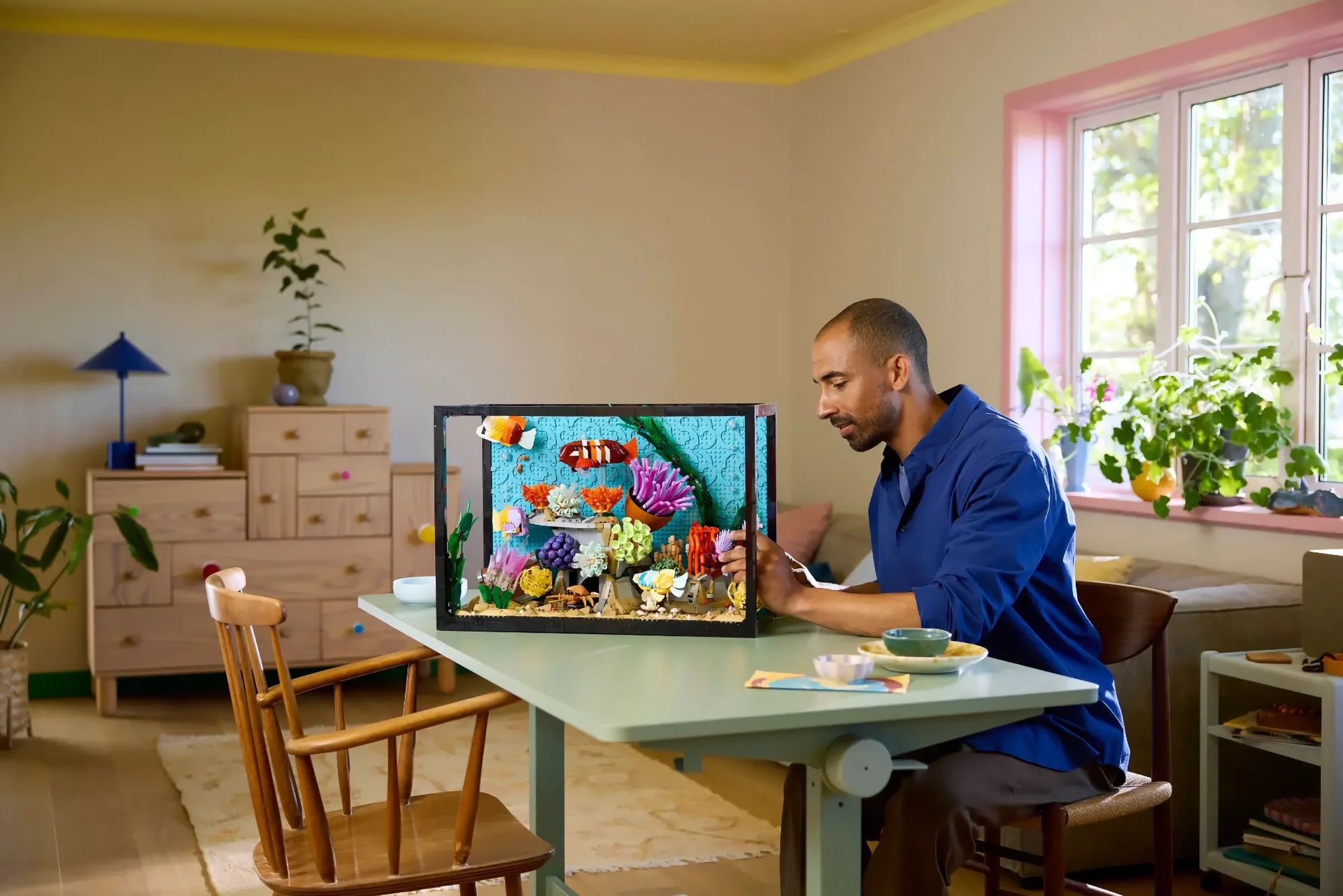 Bygg ett akvarium i Lego