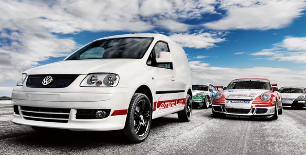 VW Caddy med betoning på sport