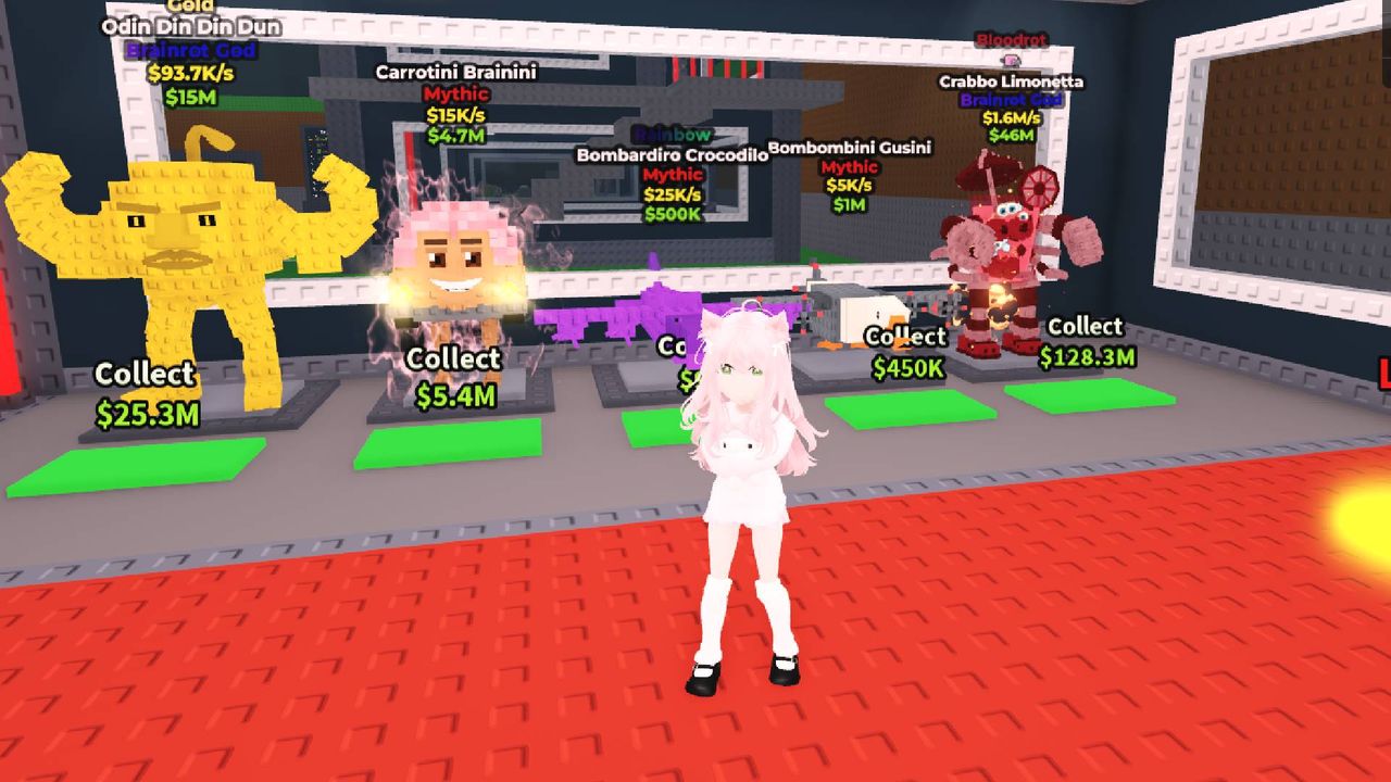 Steal A Brainrot stämmer Stealing Brainrots