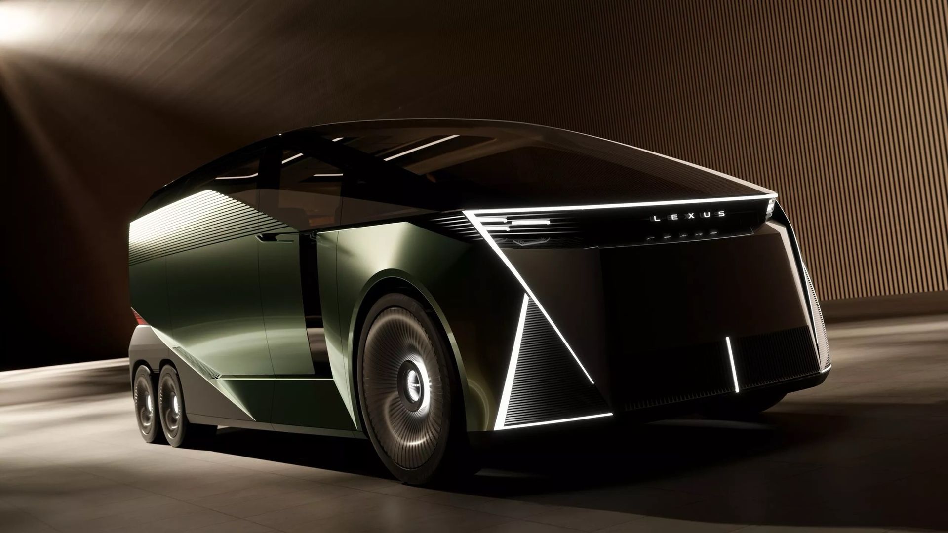 Här är Lexus LS med sex hjul