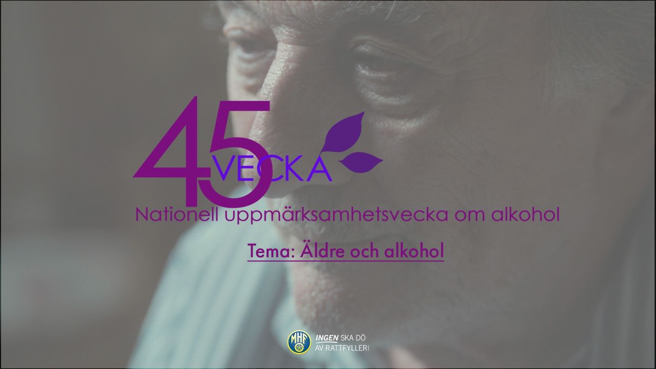 Nu är det nationella uppmärksamhetsveckan om alkohol