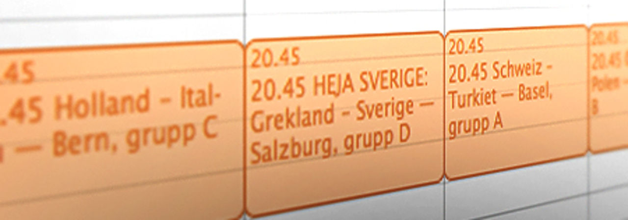 Ladda ner EM-spelschemat till iCal