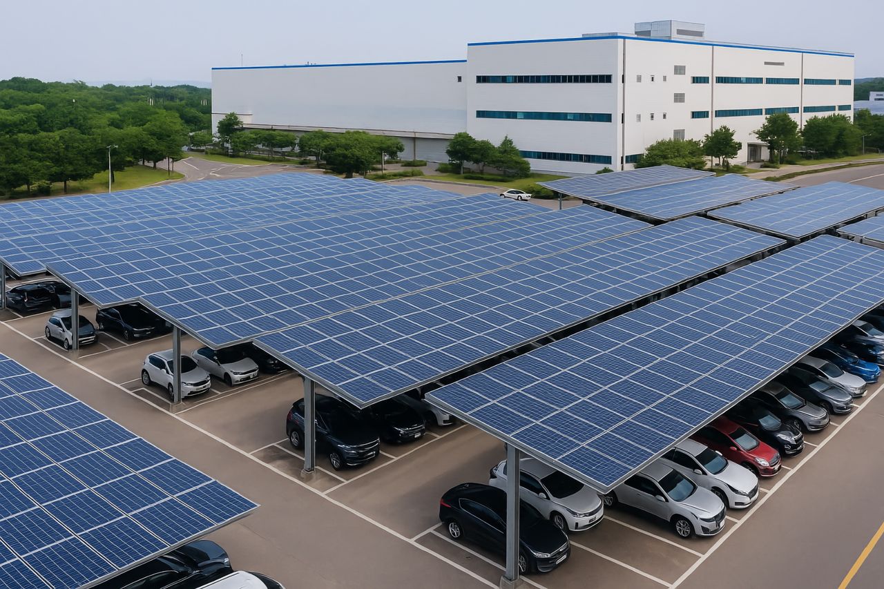 Här måste man installera solceller på parkeringsplatser