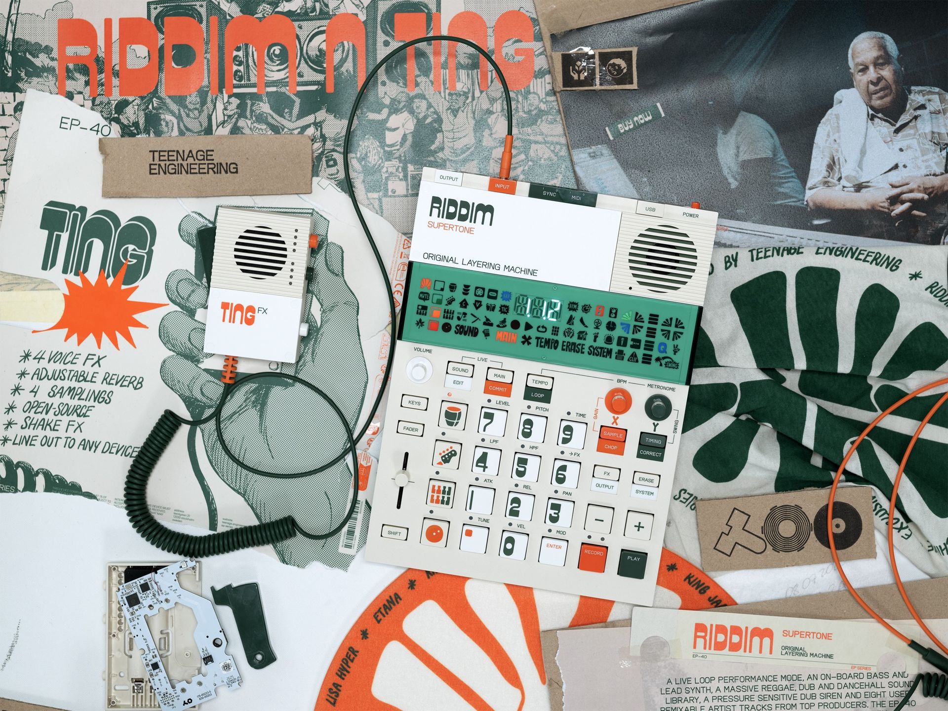 Teenage Engineering släpper reggaeinspirerad sampler