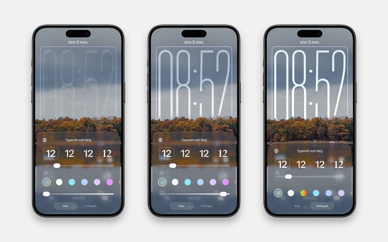 iOS 26.2 låter dig justera Liquid Glass