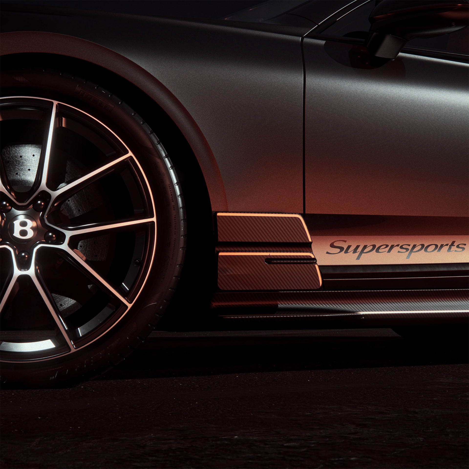 Bentley smygvisar nya Supersports