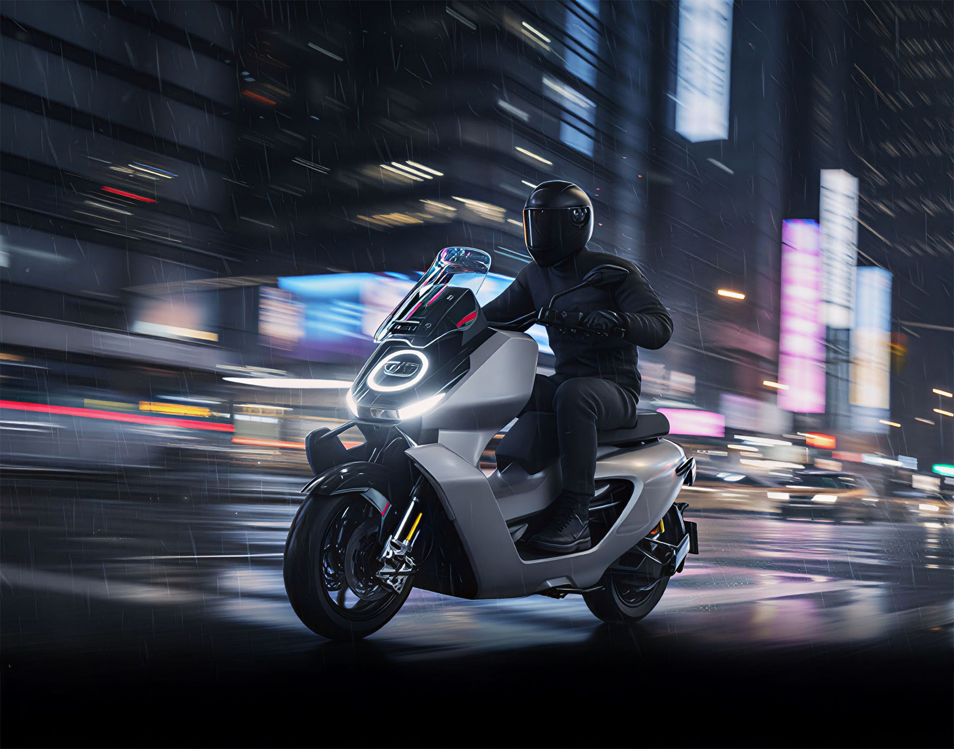 NIU visar större eldriven scooter