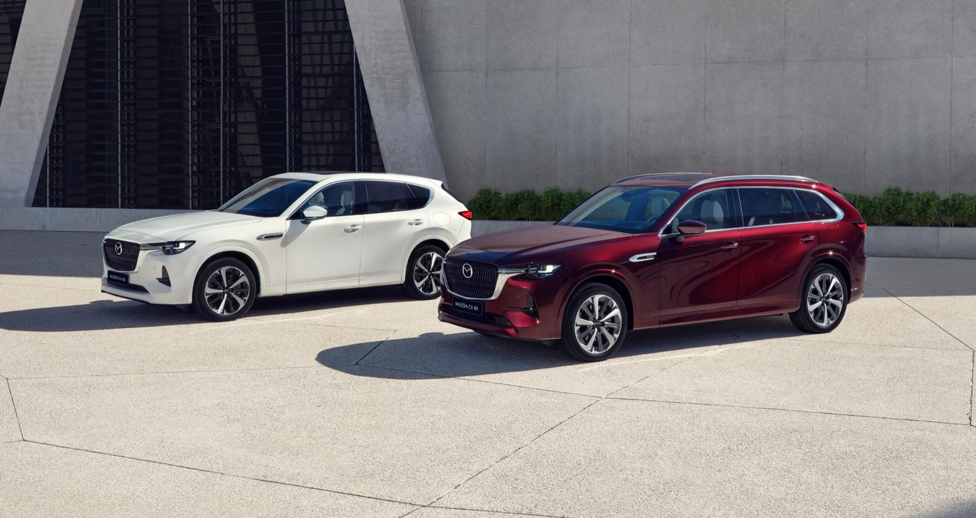 Mazda uppdaterar CX-60 och CX-80