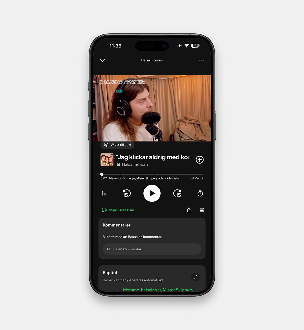 Spotify lanserar intäktsprogram för videopoddar i Sverige