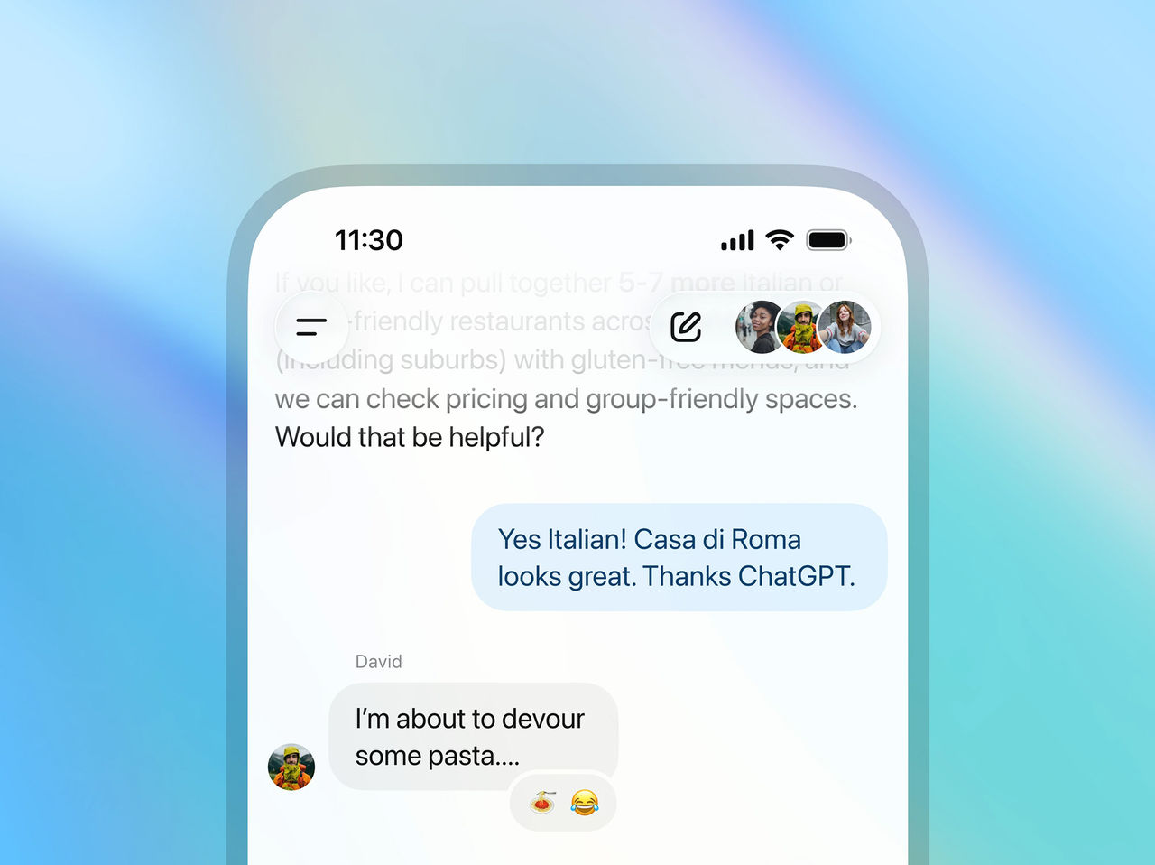 ChatGPT har fått gruppchattar