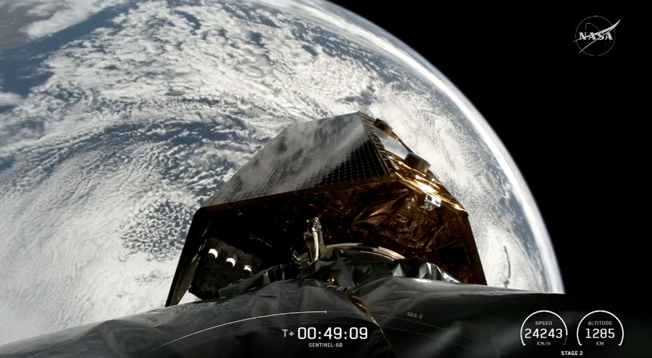 Nu har Sentinel-6B lyft mot rymden