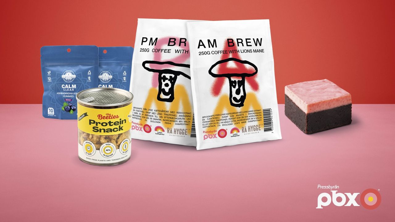 Svampkaffe kommer till Pressbyrån