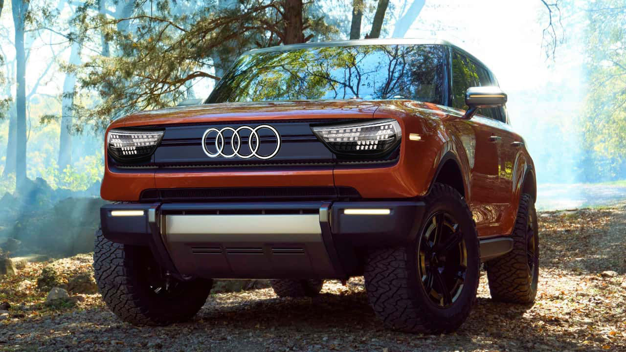 Audis terräng-SUV baseras på Scouts plattform