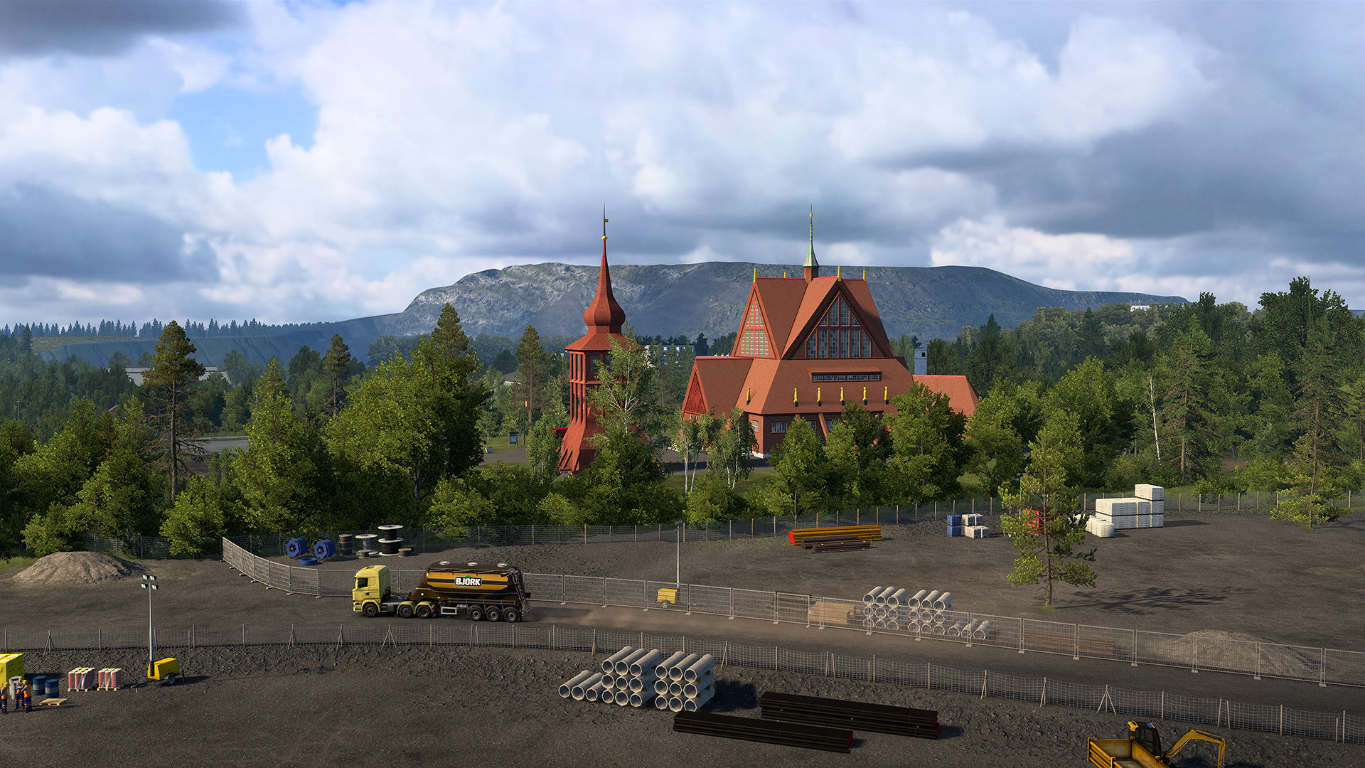Kör genom norra Sverige med Euro Truck Simulator 2