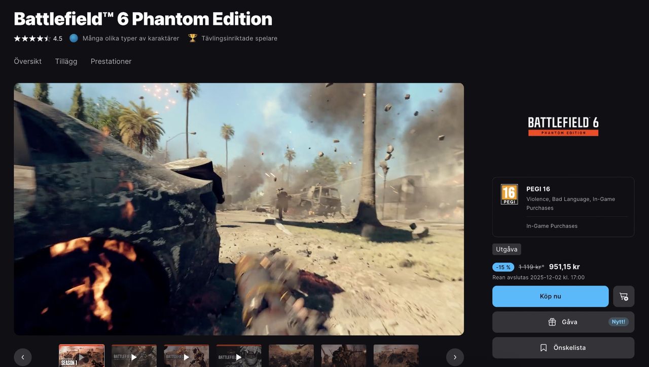 Nu kan du ge bort spel från Epic Games Store