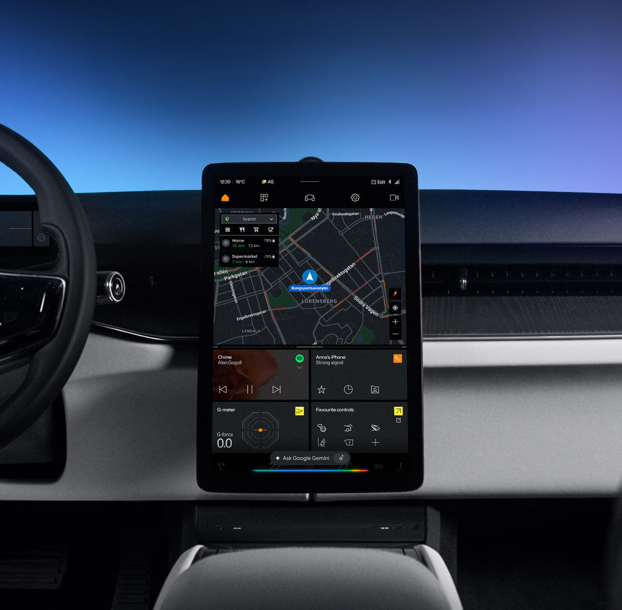 Google Gemini kommer till alla Polestars bilmodeller