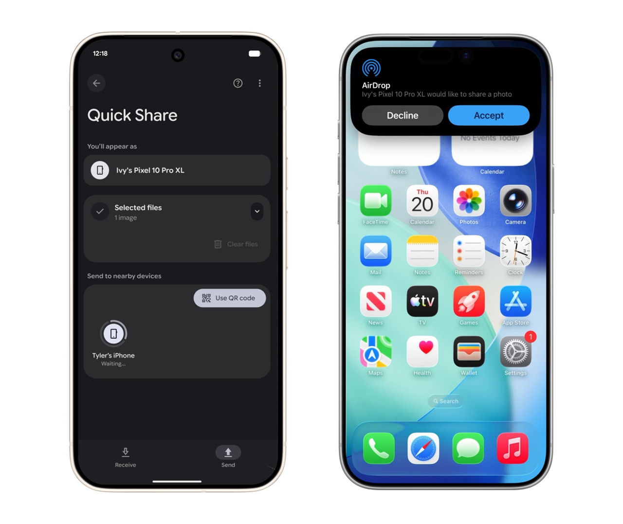 Nu kommer Airdrop till Android