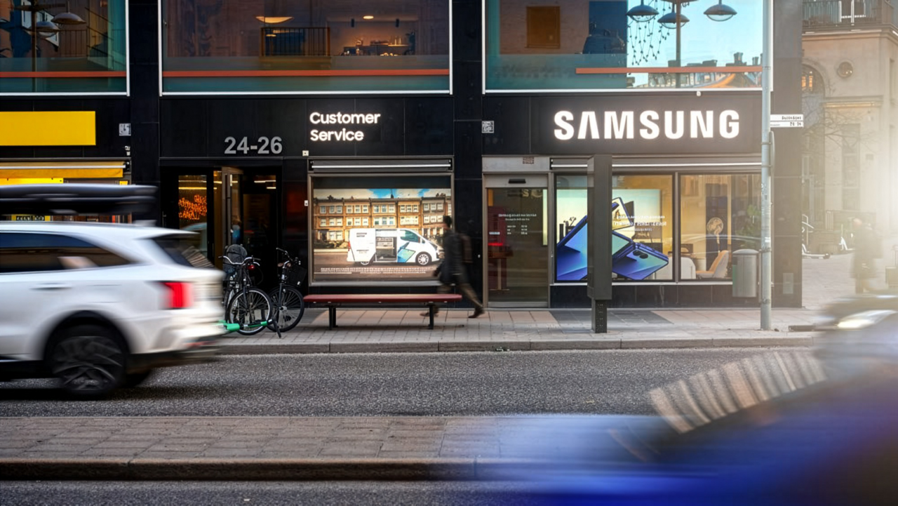 Samsung öppnar servicebutik på Sveavägen