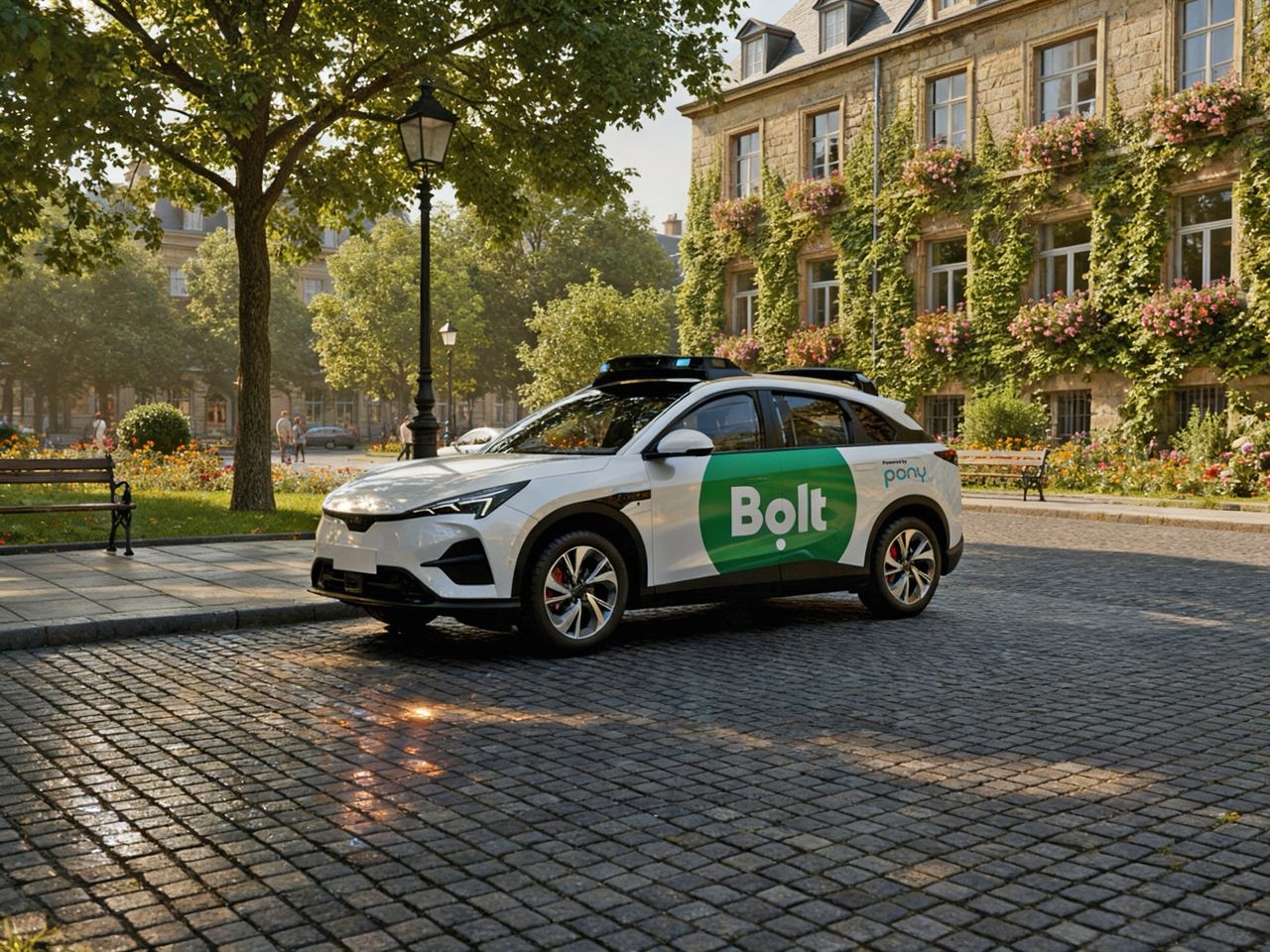 Bolt och Pony.ai tar robotaxi till Europa