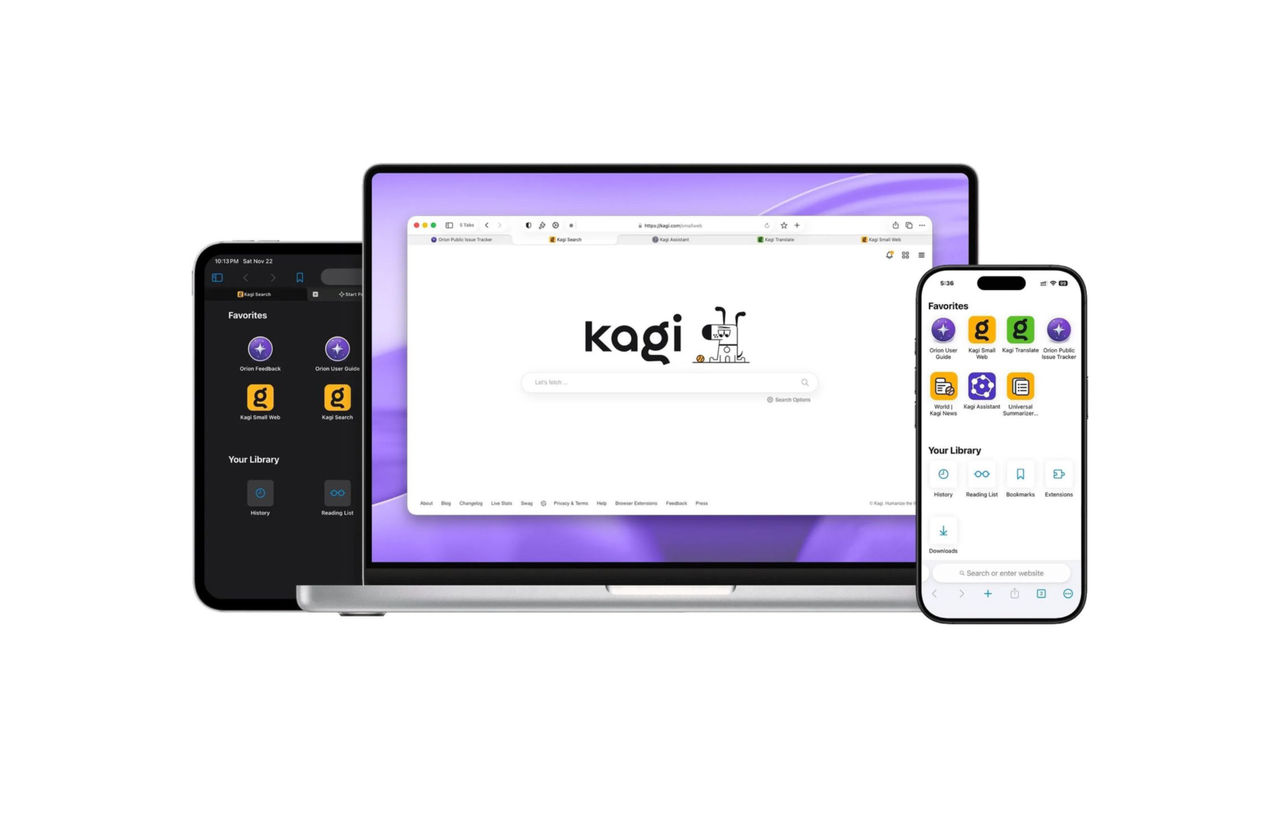 Webbläsaren Orion når version 1.0