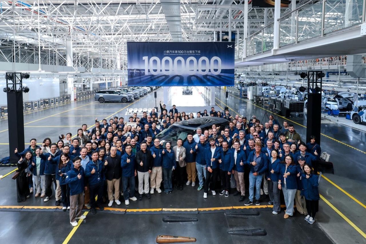 Xpeng passerar en miljon tillverkade elbilar