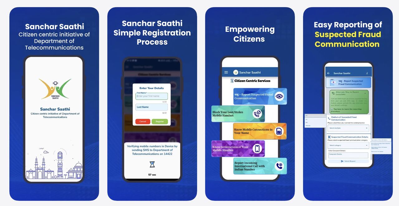 Indien tvingar mobiltillverkare att installera säkerhetsapp
