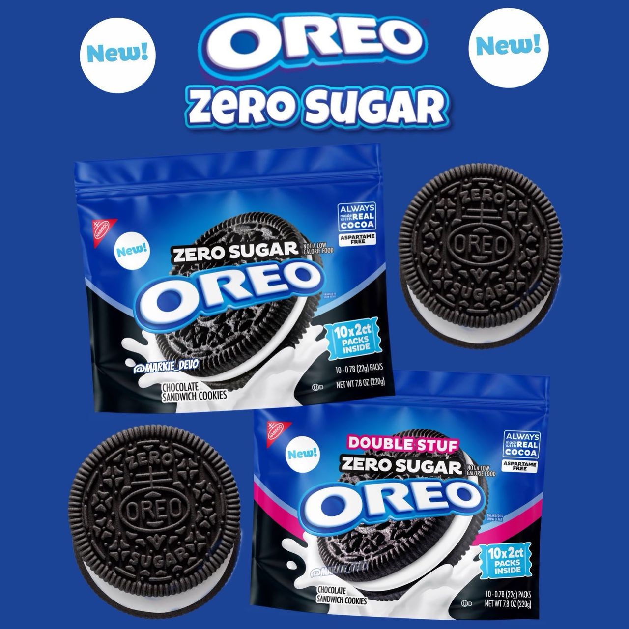 Nu finns Oreo-kakor utan socker