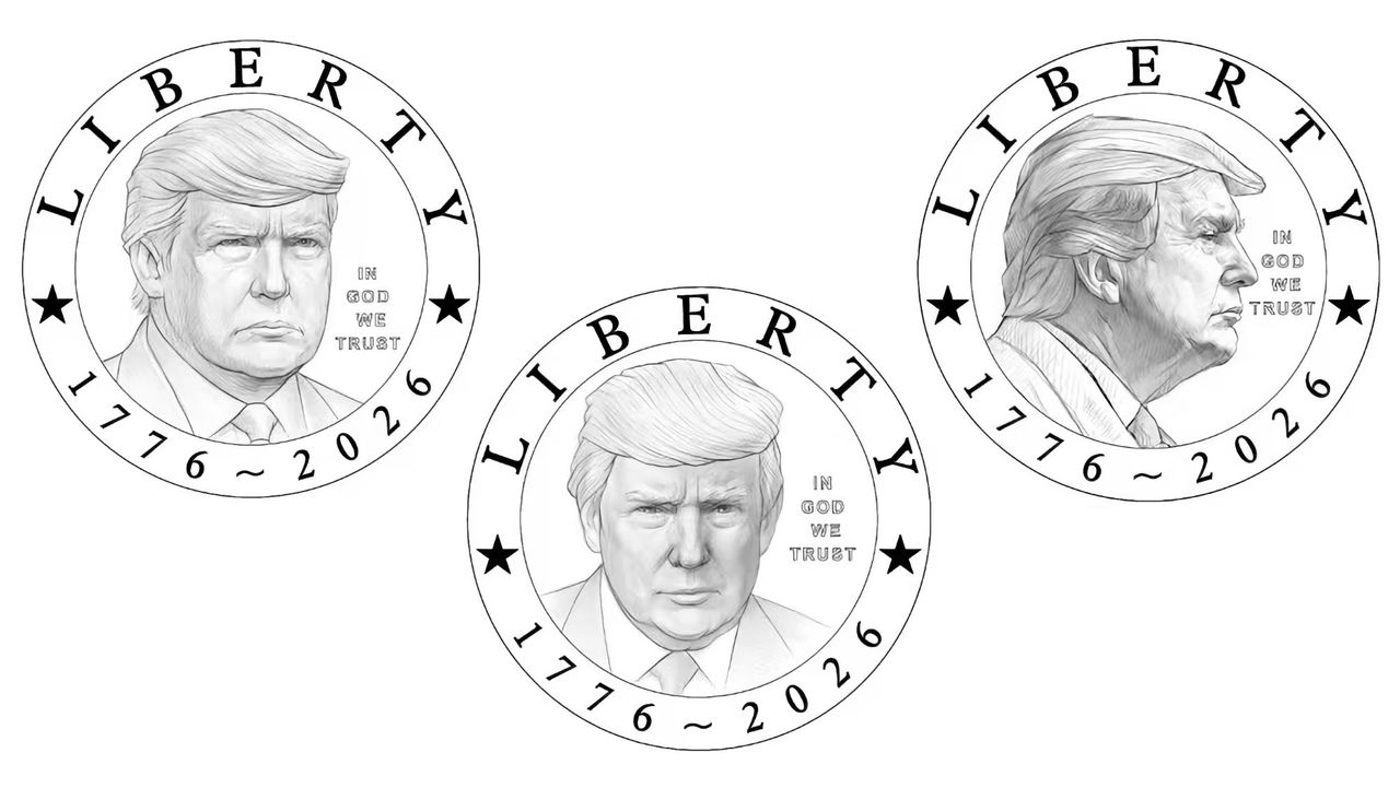 Trump sätter sitt ansikte på dollarmynt