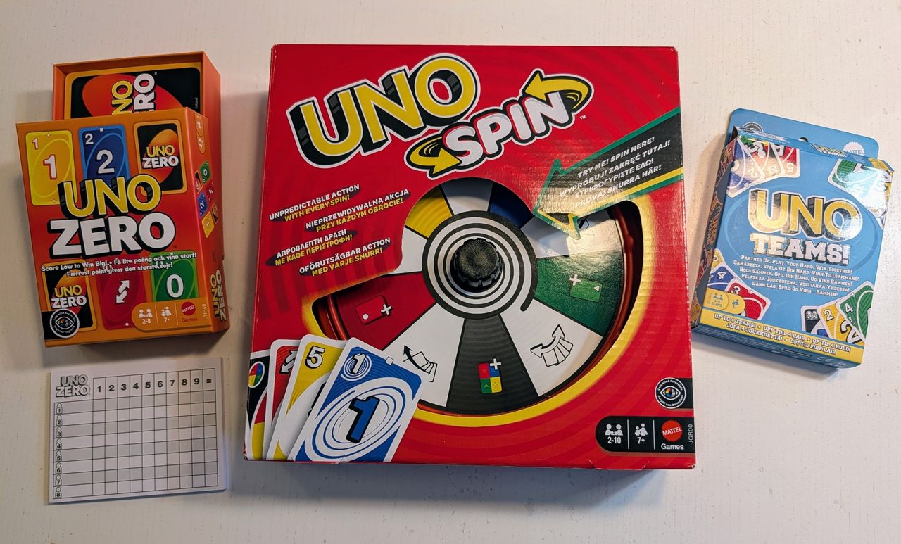 Vi har spelat lite UNO