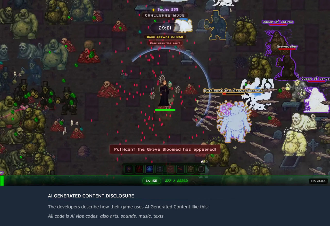 Spelet Codex Mortis är helt skapat med AI