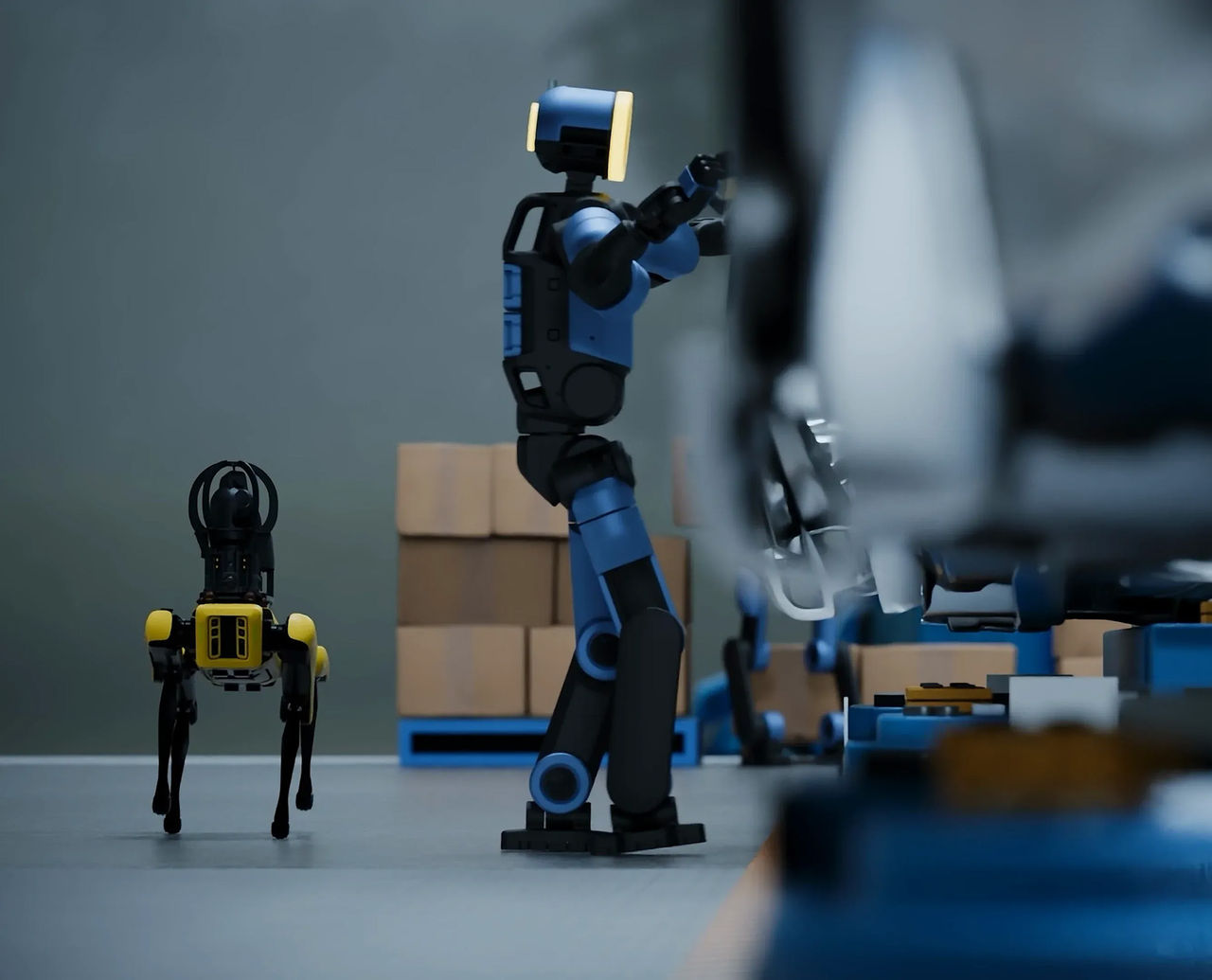 Nu kliver roboten Atlas ut från labbet