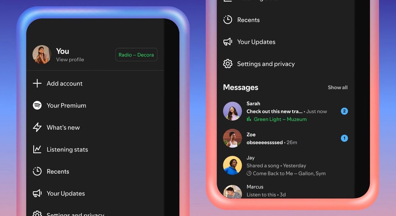 Spotify rullar ut lyssningsaktivitet i mobilappen