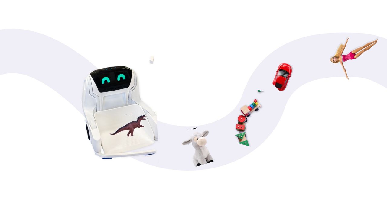 Rovie kan städa upp leksaker