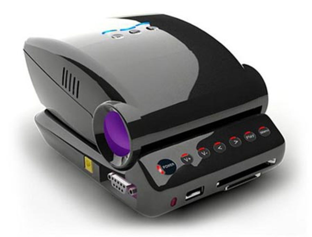 Liten behändig projektor