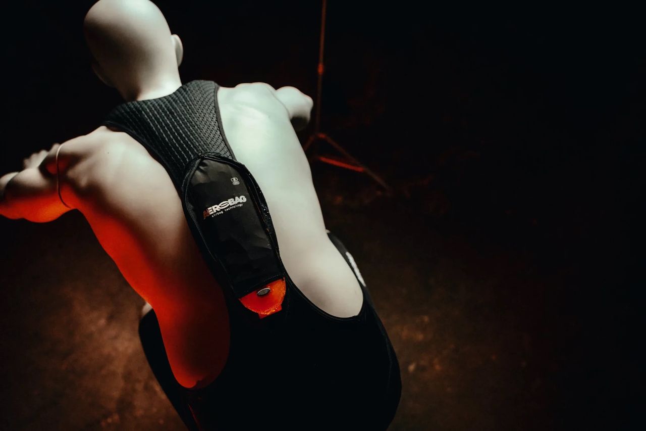 Aerobag är en krockkudde för cyklister