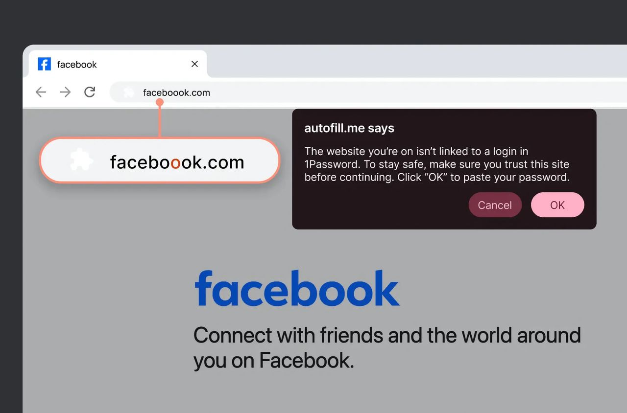 1Password inför skydd mot nätfiske