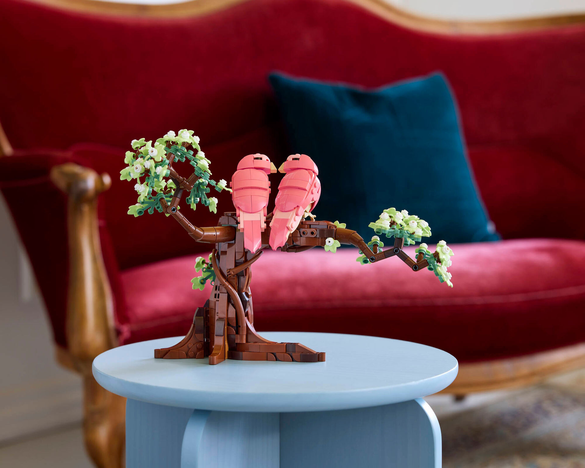 Nytt LEGO Ideas-bygge med dvärgpapegojor 